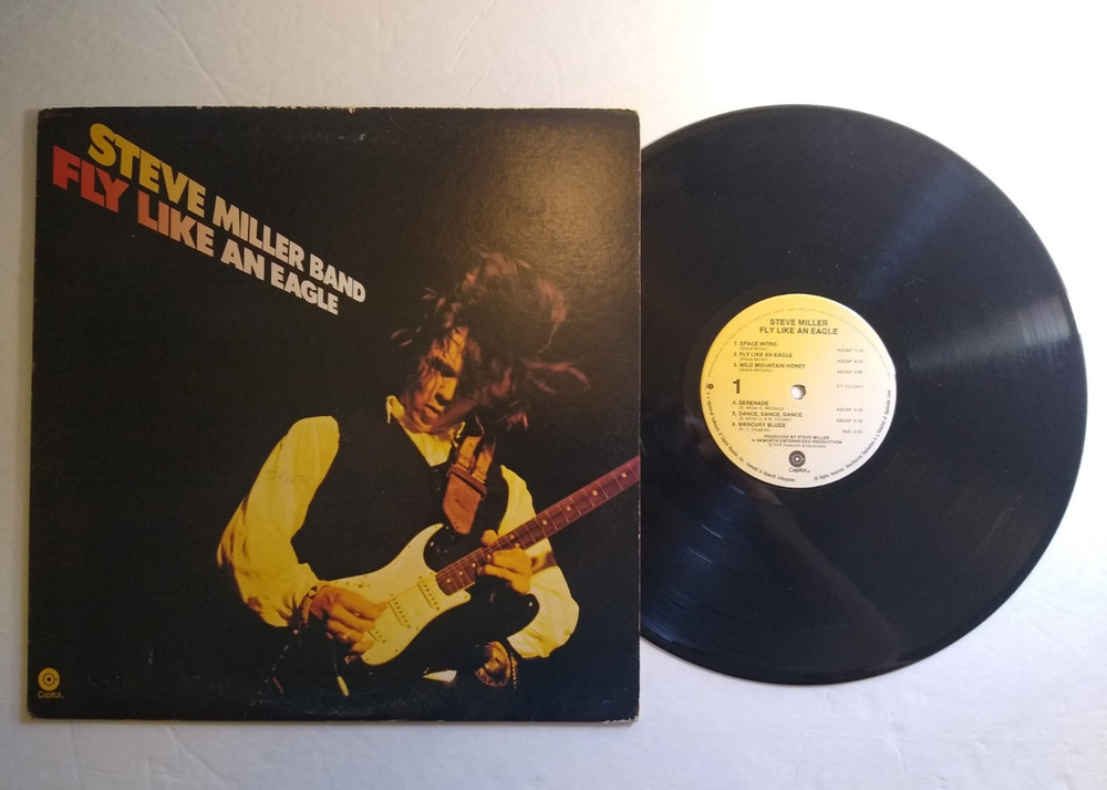 Steve Miller Band – Fly Like An Eagle LP Record 1976 Capitol Rock 33 RPM